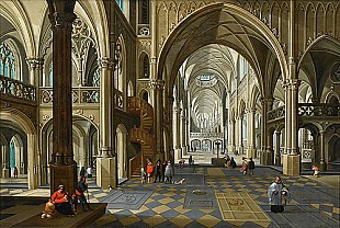 Peeter Neefs d.Ä. - Inside cathedral of Antwerpen