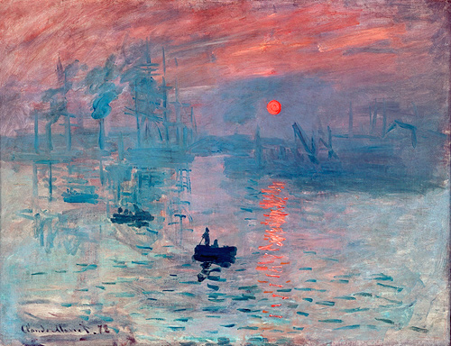 Order painting 'Impression (Soleil levant)' by Claude Monet