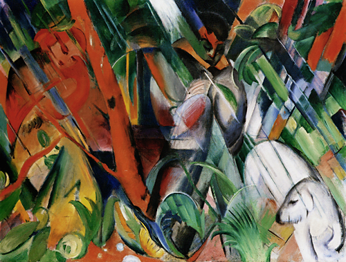 Franz Marc - In the rain