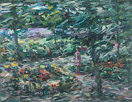 Lovis Corinth - Lady in patk