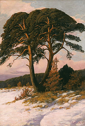 Rudolf Hellgrewe - Landscape in evening light