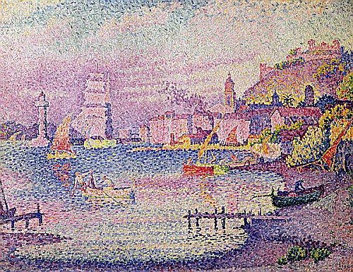 Paul Signac - Leaving the Port of Saint-Tropez, 1902