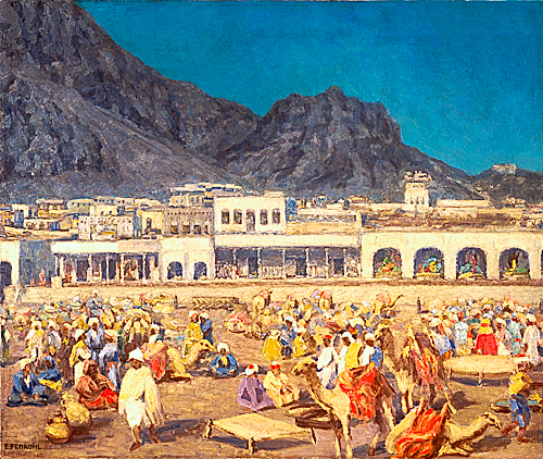 Erna Fenkohl - Market near Atlas mountains