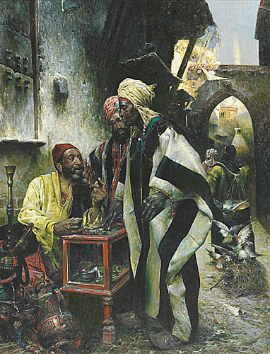 Italienischer Orientalist - Money changer