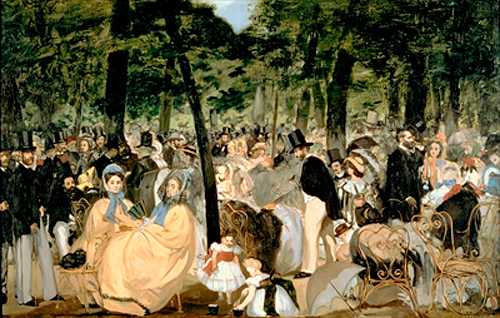 Edouard Manet - Music in the Tuileries Gardens