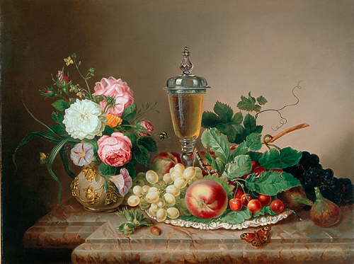 ADALBERT SCHÄFFER - Pomp still life