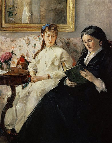 Berthe Morisot - Portrait of the Artist's Mother and Sister, 1869-70