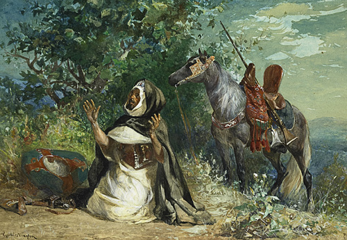 Georges Washington - Praying bedouine