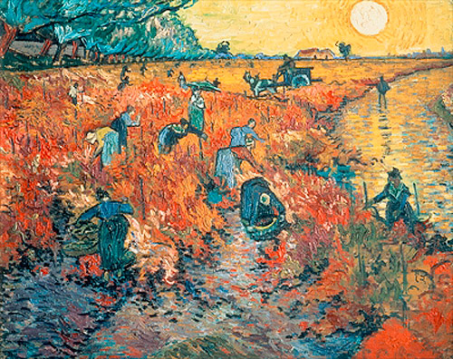Vincent van Gogh - Red Vineyards at Arles