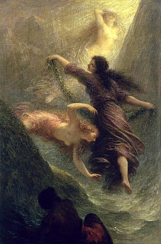 Thédore Fantin-Latour - Rheingold, first scene