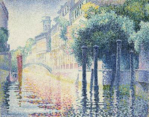 Henri-Edmond Cross - Rio San Trovaso, Venice