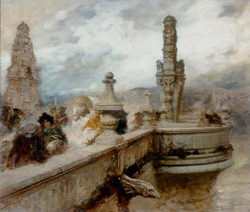 Ferdinand Keller - Roman bridge