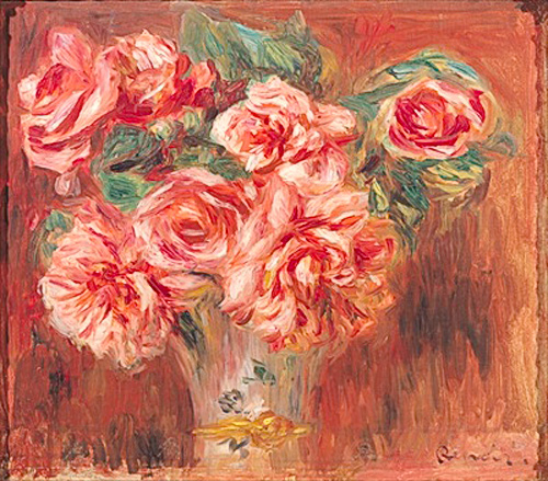 Pierre-Auguste Renoir - Roses in a Vase