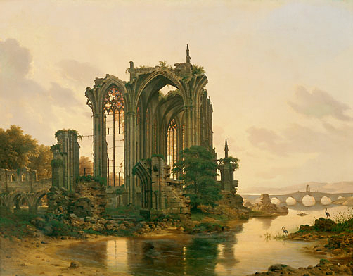 Karl Georg Hasenpflug - Ruin of an gothic chapel in the Eifel