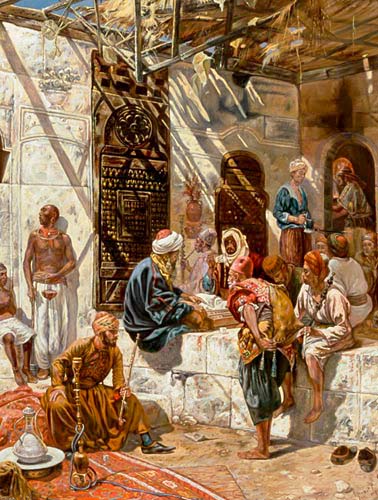 Ferenc Eisenhut - Scene at an oriental bazar