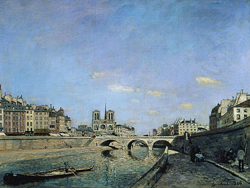 Johan Barthold Jongkind - Seine and Notre Dame in Paris