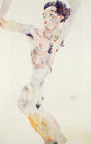 Egon Schiele - Self Portrait