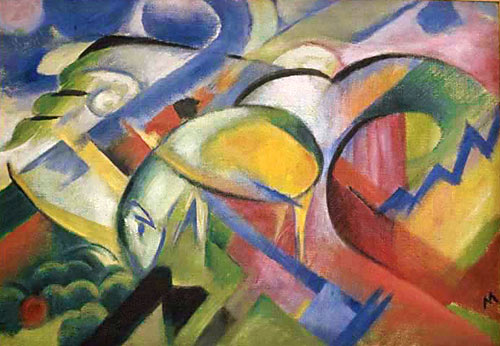 Franz Marc - Sheep