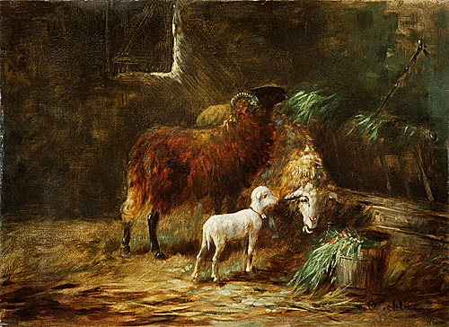 Otto Gebler - sheep shelter