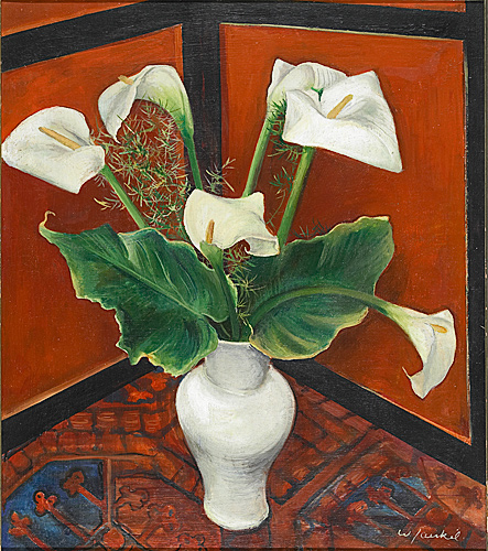 Willy Jaeckel - still life with cala