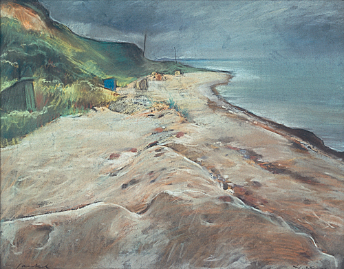 Willy Jaeckel - Stormy athmosphere at the beach of Hiddensee