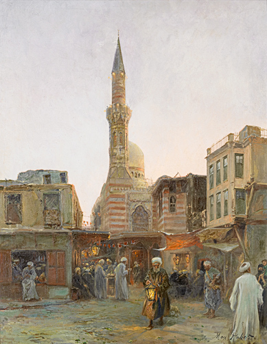 Max Rabes - Streetscene in Cairo