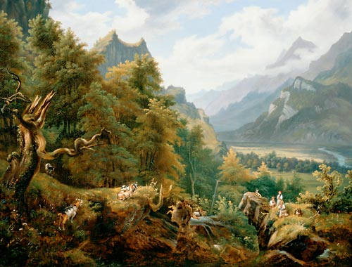 Paul Rötter - Summer day in the Hasli valley
