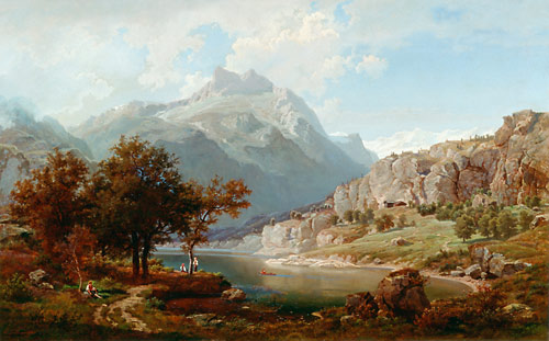 Wilhelm Porttmann - Summerday at the tarn