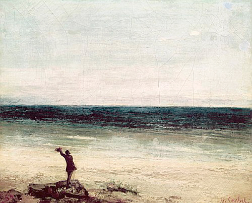 Gustave Courbet - The Artist on the Seashore at Palavan