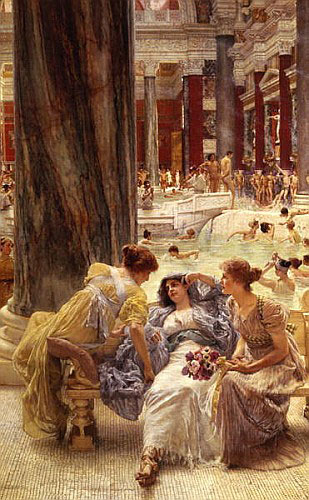 Sir Lawrence Alma-Tadema - The Baths of Caracalla, 1899