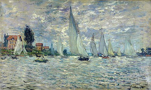 Claude Monet - The Boats, or Regatta at Argenteuil