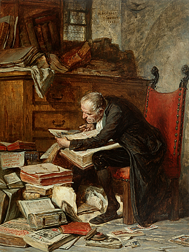 Heinrich Stelzner - The books fool