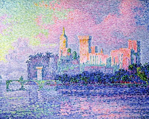 Paul Signac - The Chateau des Papes, Avignon, 1900