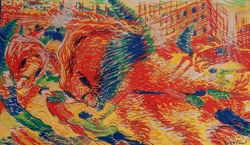 Umberto Boccioni - The City Rises