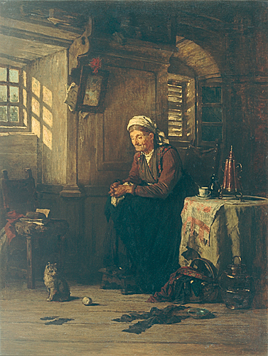 Carl Schlösser - The curious cat