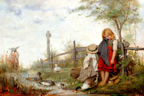 Adolf Echtler - The ducks thief