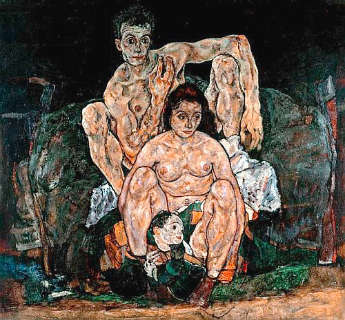 Egon Schiele - The Family