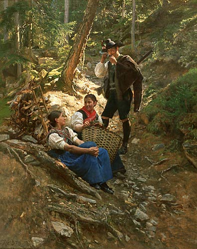 Hans Ole Brasen - The flirt with the hounter
