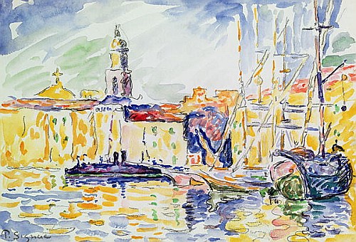 Paul Signac - The Harbour at St. Tropez, 1905