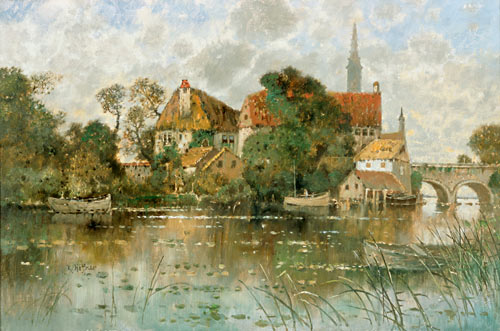 Karl Heffner - The Heiliggeistspittal in Nuremberg
