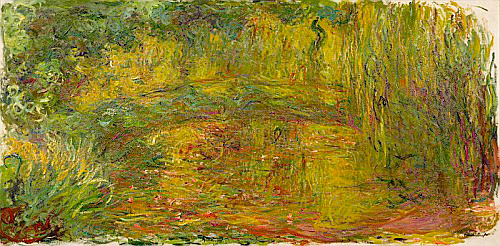 Claude Monet - The Japanese Bridge, 1918