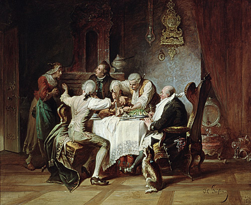 Jakob Emanuel Gaisser - The luxurious meal