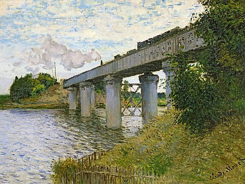 Claude Monet - The Railway Bridge at Argenteuil