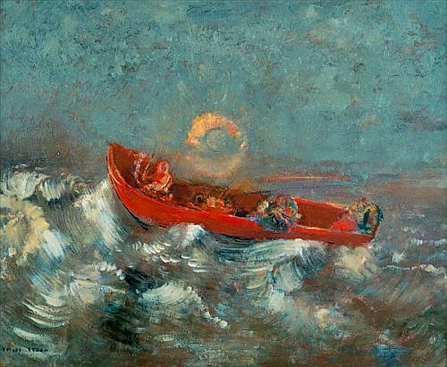 Odilon Redon - The Red Boat