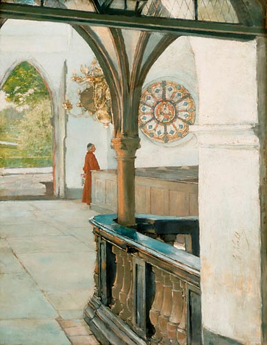 Gotthardt Kuehl - The sexton