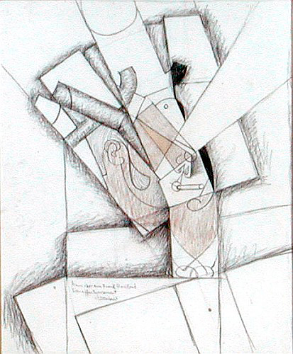 Juan Gris - The Smoker