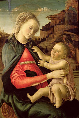 Sandro Botticelli - The Virgin and Child (Madonna of the Guidi da Faenza)