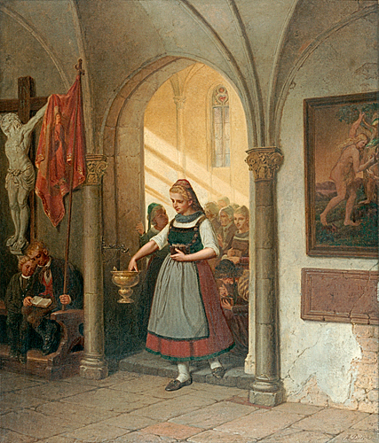 August Dircks - The young churchgoer