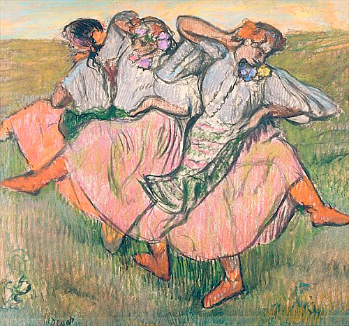 Edgar Degas - Three Russian Dancers