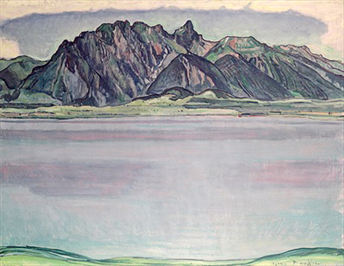 Ferdinand Hodler - Thunersee with the Stockhorn Mountains